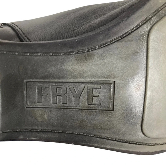 Frye Judith Black Double Side Zip Ankle Bootie. Sz: 8.5 - Picture 6 of 12